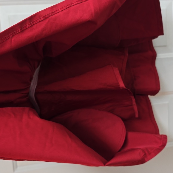 Miss Circle Sacha Red Lace Drop Waist Corset Puffy Mini Dress - Picture 7 of 15